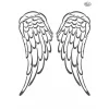 Schablone "Engelsflügel"