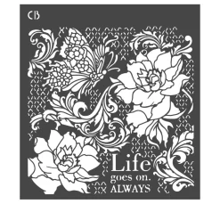 Schablone "Ethereal - Life goes on"