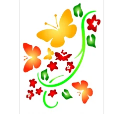 Schablone "Farfalla", DIN A5
