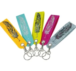 Schablone "Feder Trio" mit Rakel