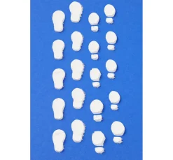 Schablone Fußabdrücke