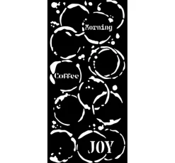 Schablone "Furry Friends - Coffee Prints"