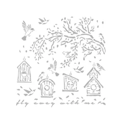 Schablone "Garden -Nistkasten"
