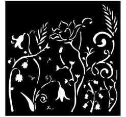 Schablone "Hidden Grove", 12 x 12 cm