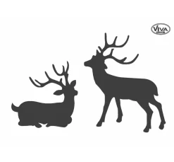 Schablone "Hirsche"