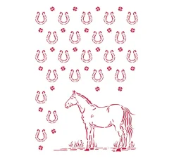 Schablone "Horse Shoe"