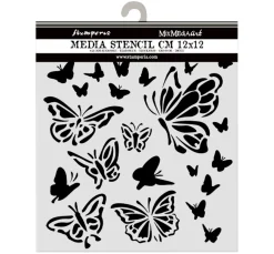 Schablone "House of Roses", 12 x 12 cm