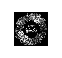 Schablone "Love Winter"