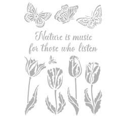 Schablone "Nature is Music..."