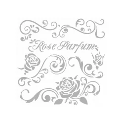 Schablone "Rose Parfum"