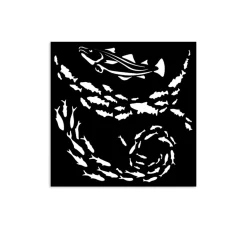 Schablone "Silent Sea - Fish"
