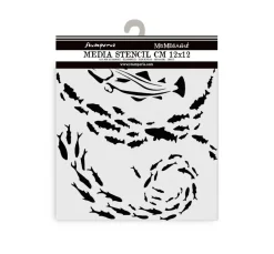 Schablone "Silent Sea - Fish"