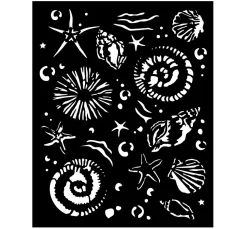 Schablone "Silent Sea - Starfish"