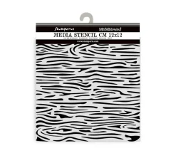 Schablone "Silent Sea - Wood Pattern", 12x12cm