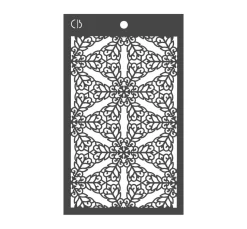 Schablone "Snowy stars"