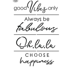 Schablone "Statement T-Shirt Words"