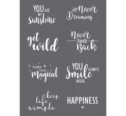 Schablone "Statements", A5