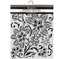 Schablone "Timeless - Batik Flowers"