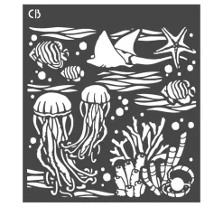 Schablone "Underwater"