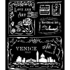 Schablone "Venice", Cards