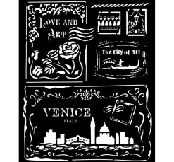 Schablone "Venice", Cards