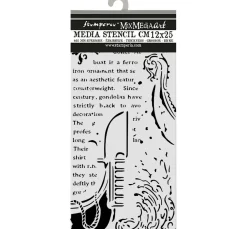 Schablone "Venice", Gondola, 12x25 cm