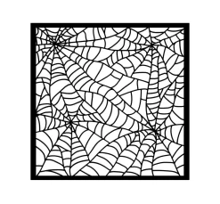 Schablone "Whispering Woods - Spider Pattern"