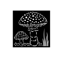 Schablone "Whispering Woods - Mushrooms"