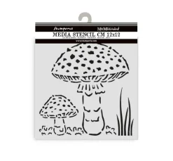 Schablone "Whispering Woods - Mushrooms"