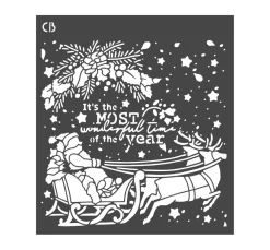 Schablone "Wonderful time"