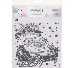 Schablone "Wonderful time"