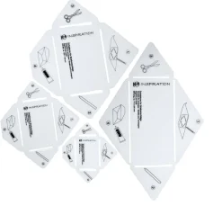 Schablonen-Set "Briefumschläge", 4 Stück