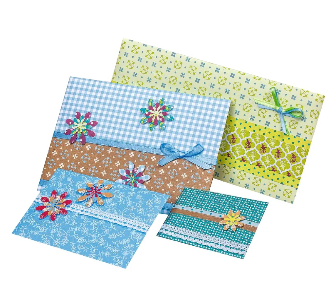 Schablonen-Set "Briefumschläge", 4 Stück