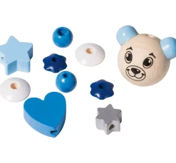 Schnullerketten Holzperlen "Teddy"
