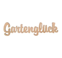 Schriftzug "Gartenglück"
