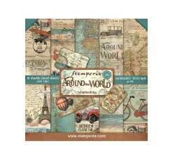 Scrapbook-Block "Around the World"