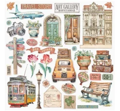 Scrapbook-Block "Art of Travelling"