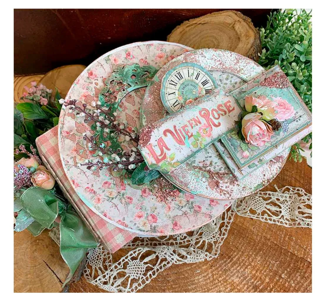 Scrapbook-Block "House of Roses"