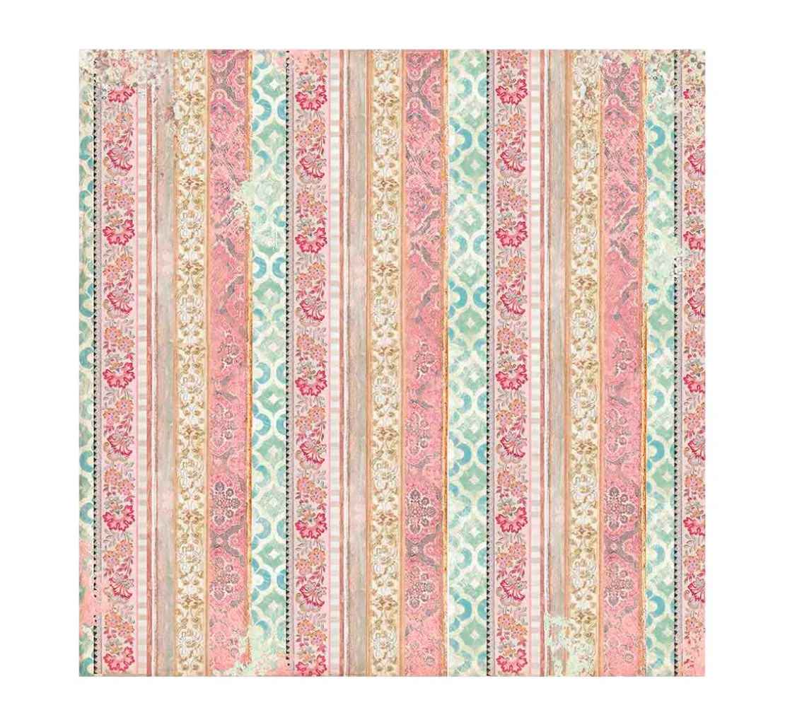 Scrapbook-Block "Katze und Orchidee"