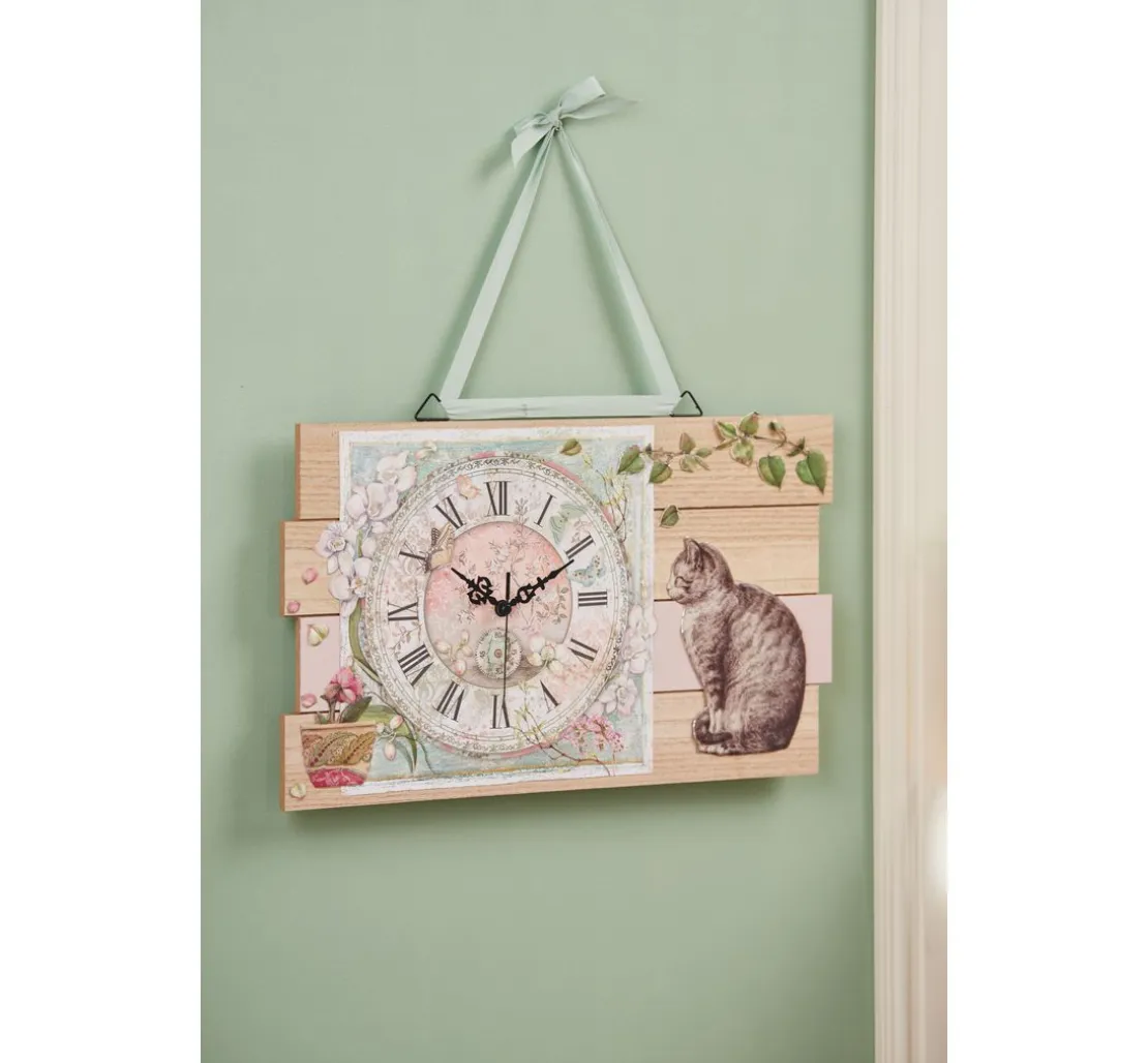 Scrapbook-Block "Katze und Orchidee"