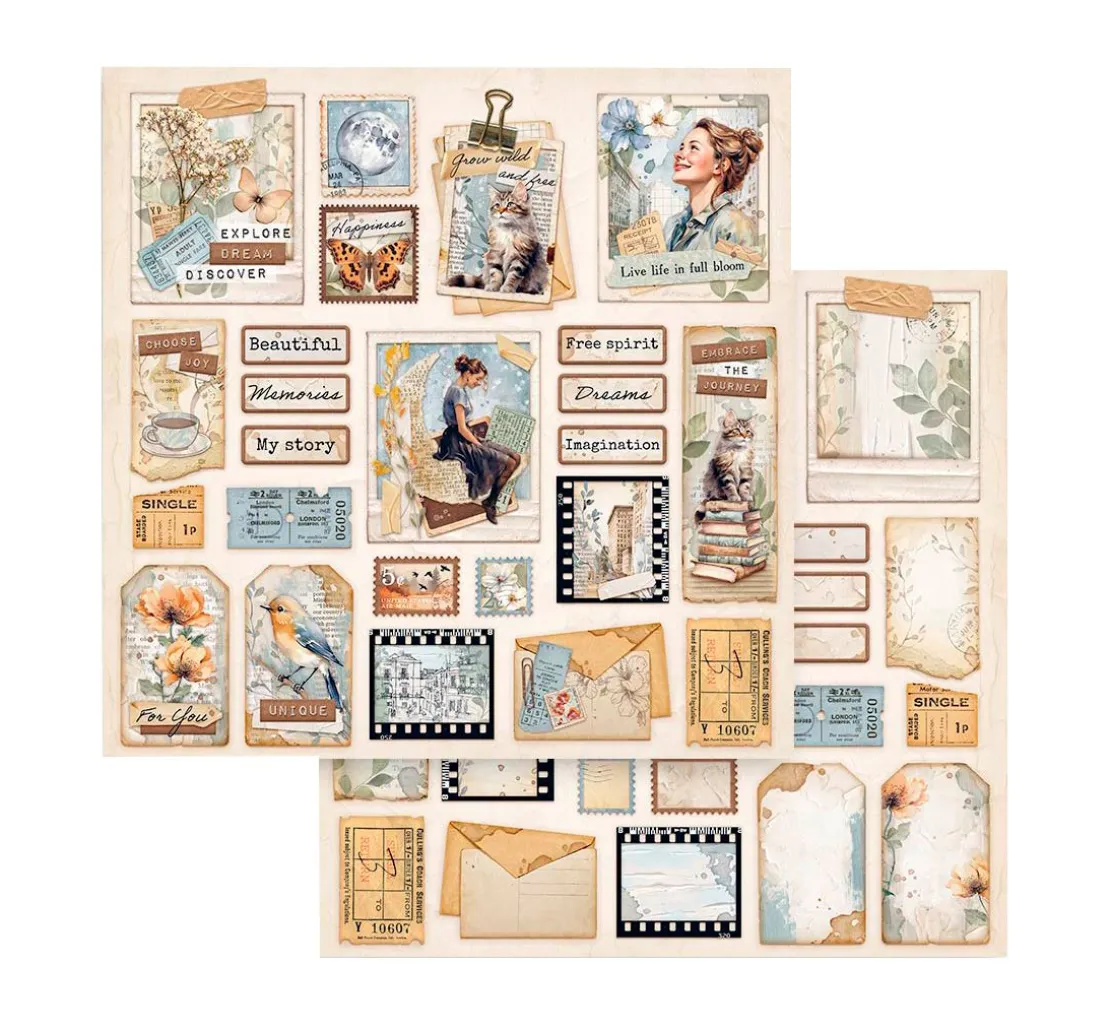 Scrapbook-Block "Secret Diary"