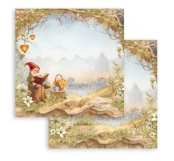 Scrapbook-Block "Whispering Woods"