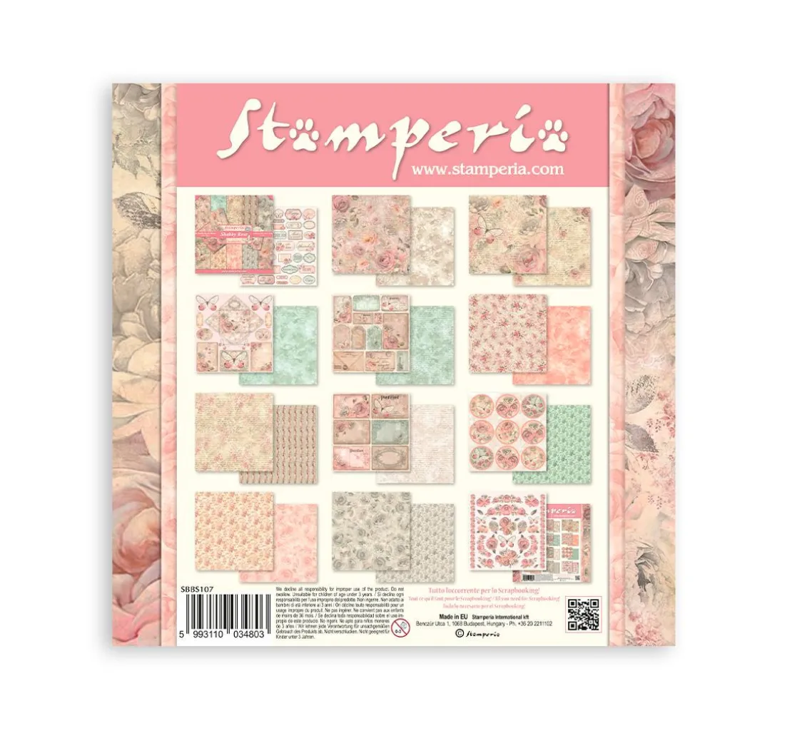Scrapbooking Pad "Shabby Rose"