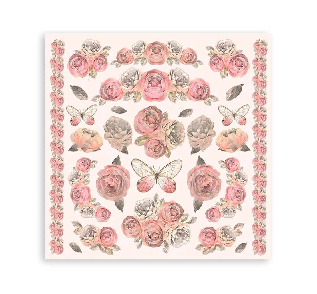 Scrapbooking Pad "Shabby Rose"