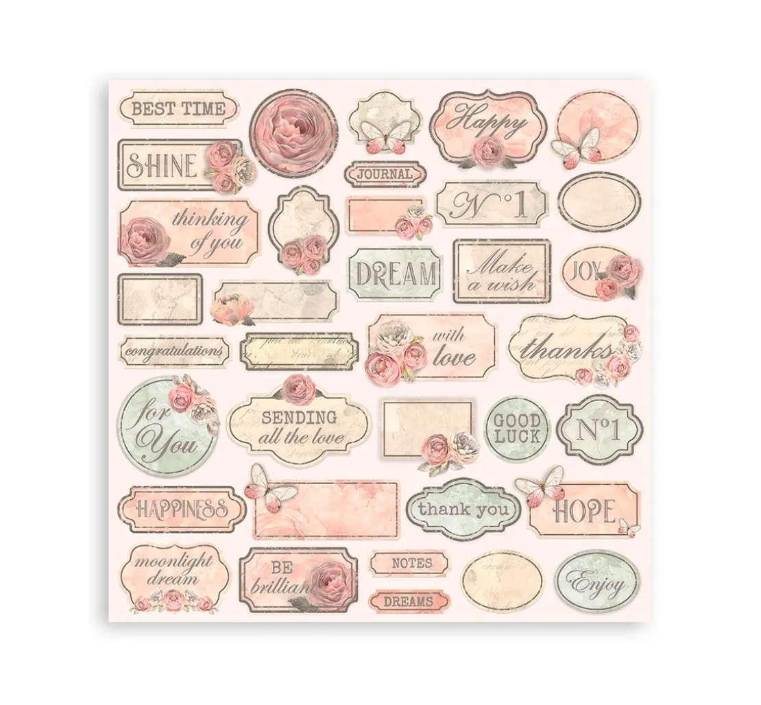 Scrapbooking Pad "Shabby Rose"