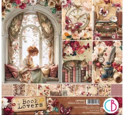 Scrapbook-Papier "Book Lovers"