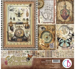 Scrapbook-Papier "Cabinet of Curiosities"