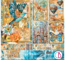 Scrapbook-Papier "Esprit de Voyage"