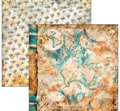 Scrapbook-Papier "Esprit de Voyage"