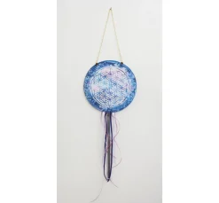 Seiden-Fensterbild rund, Ø 25cm